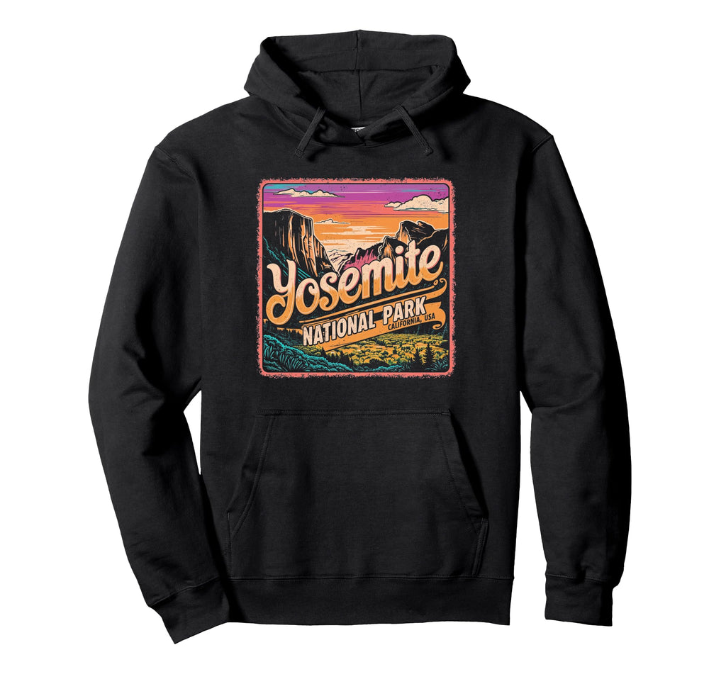 Yosemite National Park Sunset Landscape Hoodie - Custom Art Print Men Women - T-Shirt, Sweatshirt, Hoodie