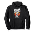Roller Derby Roller Skate Sunset Art Hoodie - Trendy Graphic Men Women - T-Shirt, Sweatshirt, Hoodie
