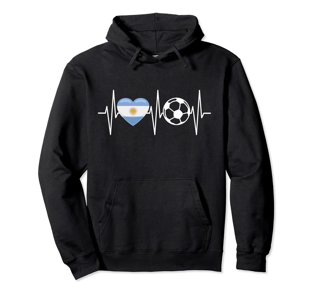 Argentina Soccer Funny Soccer Fan Hoodie - Fun Novelty Design for Adults - T-Shirt, Sweatshirt, Hoodie