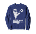 Funny Soccer Pug Skills Loading Dog Sweatshirt - Streetwear Style Unisex - T-Shirt, Sweatshirt, Hoodie