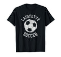Lafayette Soccer Distressed 90S T-Shirt - Casual Everyday Wear Men Women - T-Shirt, Sweatshirt, Hoodie