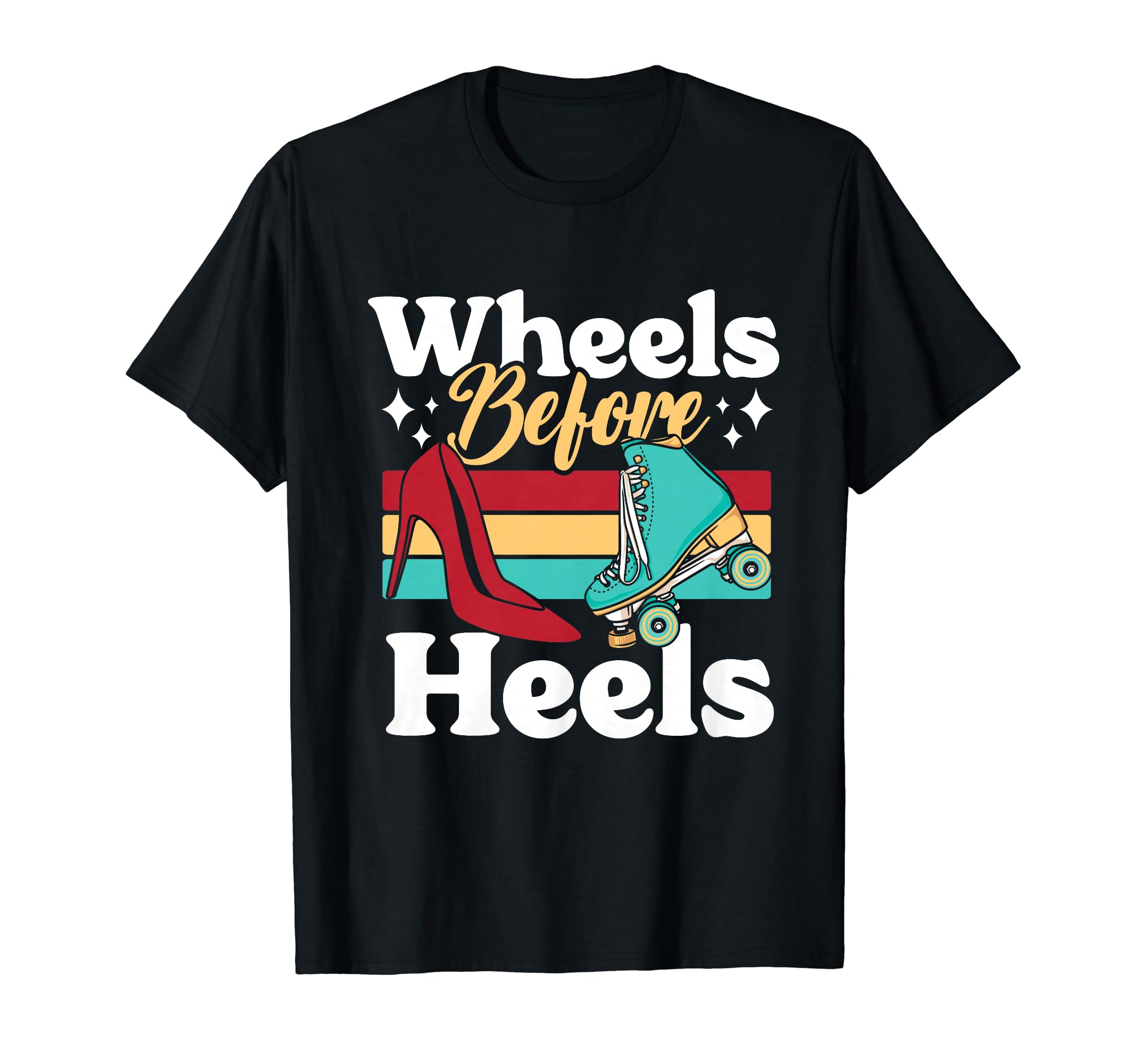 Roller Skating Skate 1970S Wheels T-Shirt - Fun Novelty Design Men Women - T-Shirt, Sweatshirt, Hoodie