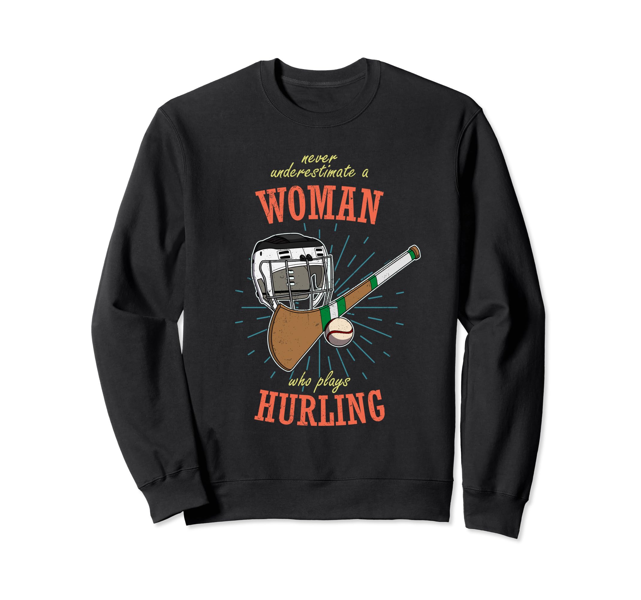 Hurling Helmet Athletic Goalkeeper Sweatshirt - Custom Art Print Unisex - T-Shirt, Sweatshirt, Hoodie