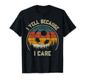 I Yell Because I Care Football Soccer T-Shirt - Novelty Apparel for Adults - T-Shirt, Sweatshirt, Hoodie