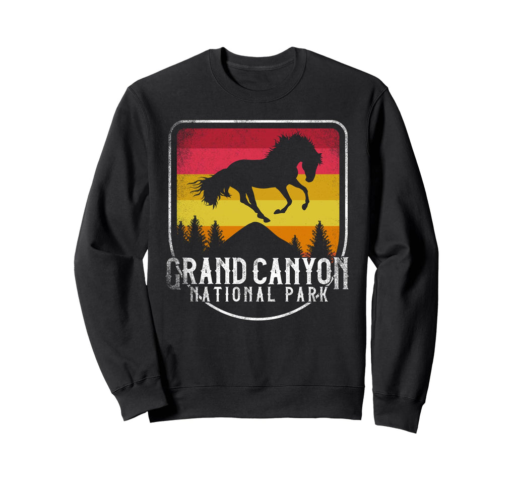 Horse Grand Canyon National Park Sweatshirt - Graphic Print Men Women - T-Shirt, Sweatshirt, Hoodie
