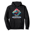 Voyageurs Moose Forest National Park Hoodie - Novelty Apparel for Adults - T-Shirt, Sweatshirt, Hoodie