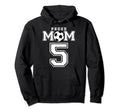 Number 5 Custom Proud Soccer Futbol Hoodie - Custom Art Print for Adults - T-Shirt, Sweatshirt, Hoodie