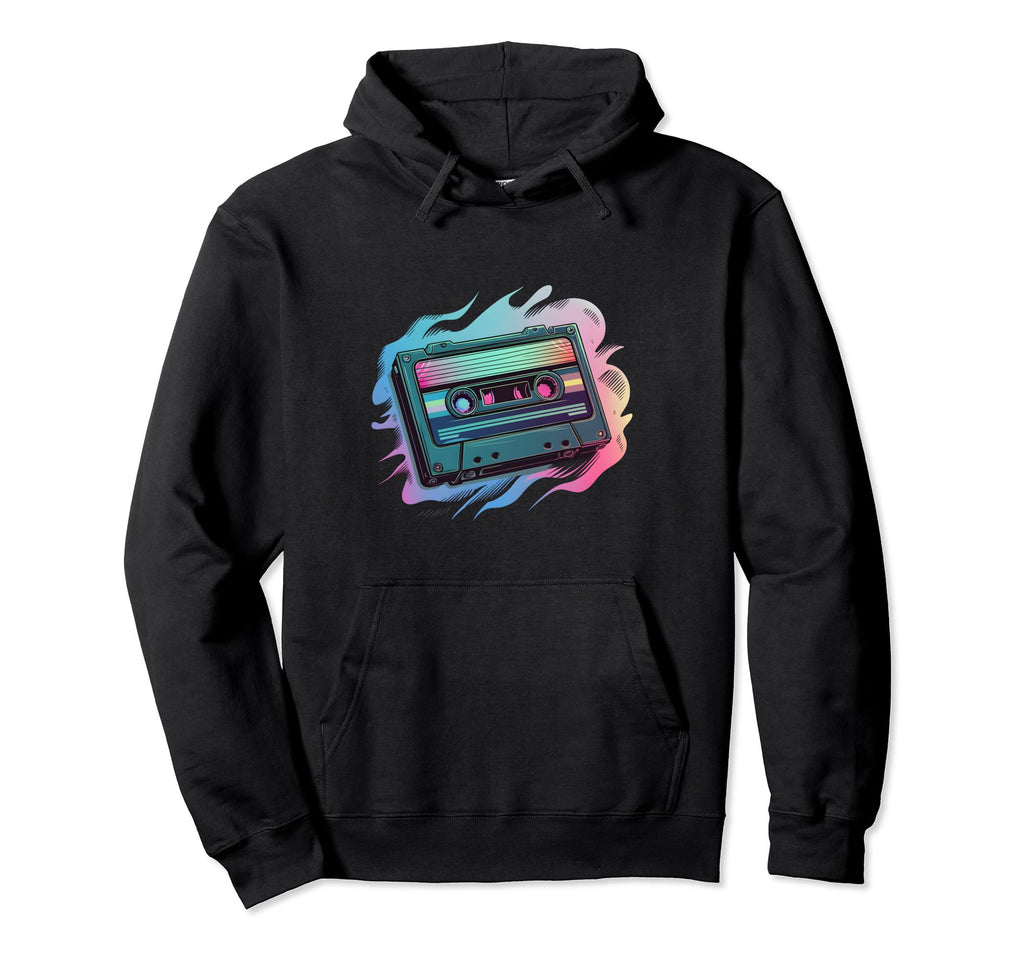80S Tape Cassette Nostalgia Hoodie - Unique Graphic Unisex - T-Shirt, Sweatshirt, Hoodie