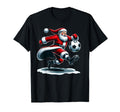 Soccer Santa Playing Soccer T-Shirt - Trendy Graphic Unisex - T-Shirt, Sweatshirt, Hoodie