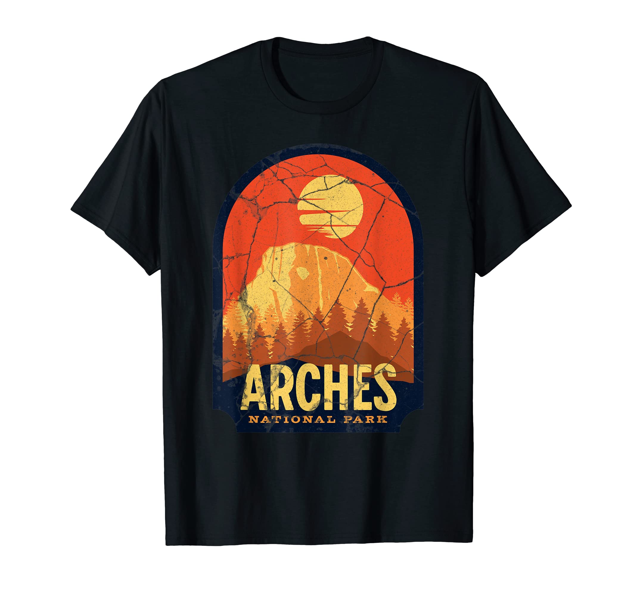 Arches National Park Utah Usa T-Shirt - Fun Novelty Design for Adults - T-Shirt, Sweatshirt, Hoodie