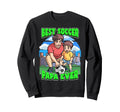 Best Soccer Papa Ever Celebrate Sweatshirt - Custom Art Print Men Women - T-Shirt, Sweatshirt, Hoodie