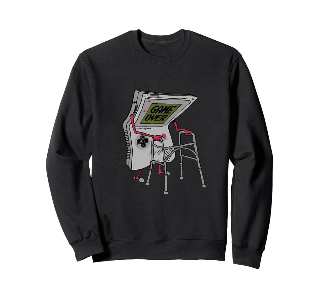 Keeping It Old School Gamer 80S 90S Sweatshirt - Novelty Apparel Men Women - T-Shirt, Sweatshirt, Hoodie