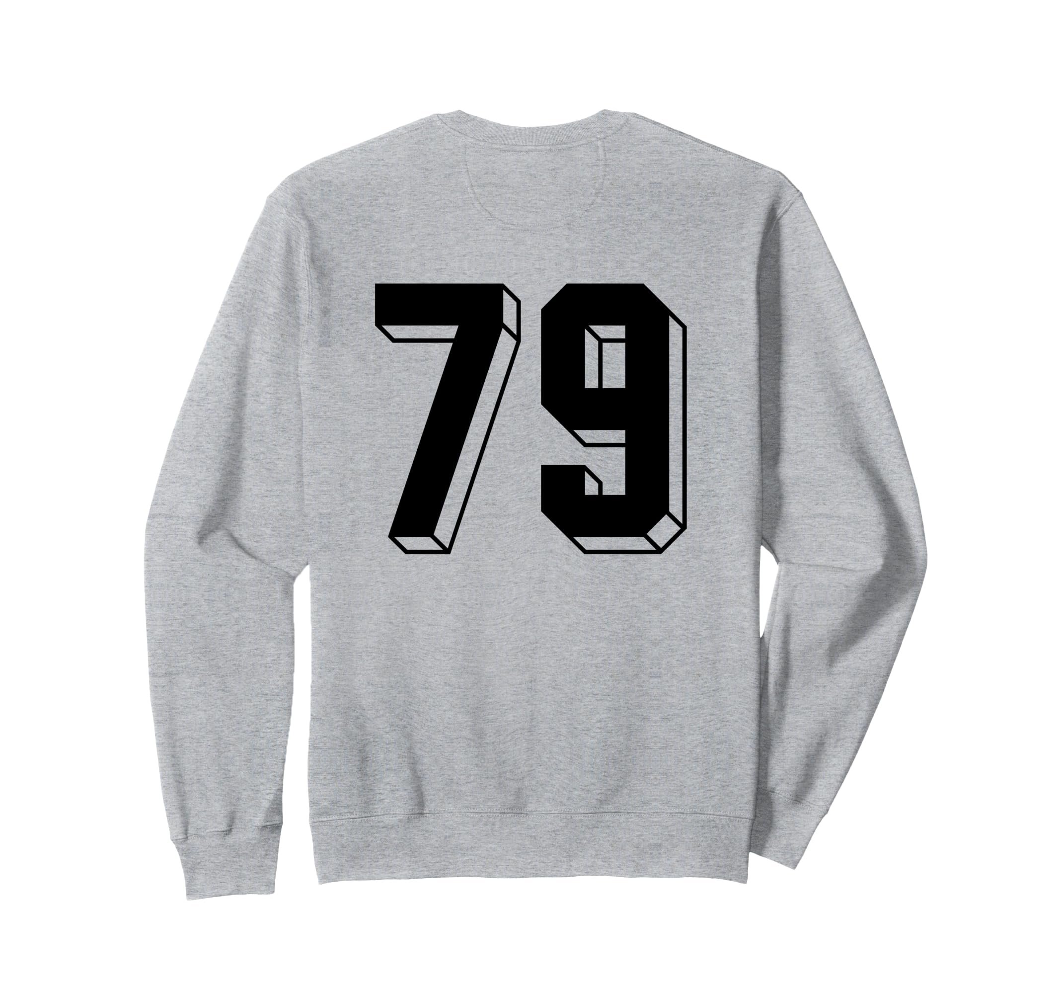 Number 79 Backside 80S 90S Team Sweatshirt - Graphic Print for Adults - T-Shirt, Sweatshirt, Hoodie