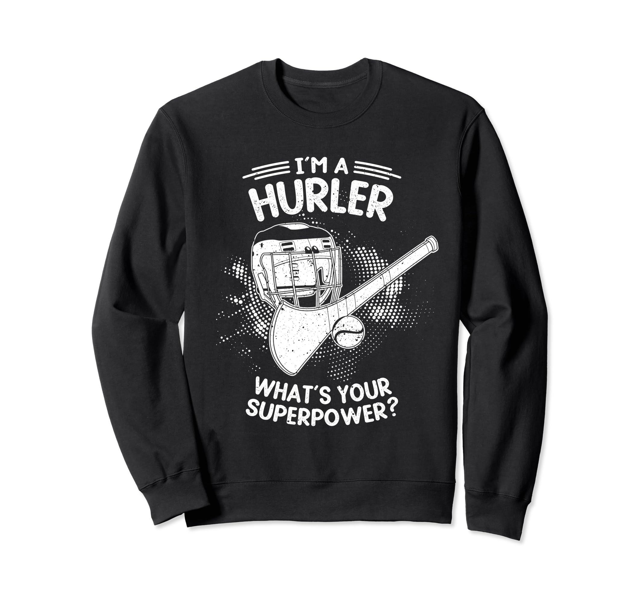 Hurling Helmet Athletic Goalkeeper Sweatshirt - Unique Graphic for Adults - T-Shirt, Sweatshirt, Hoodie