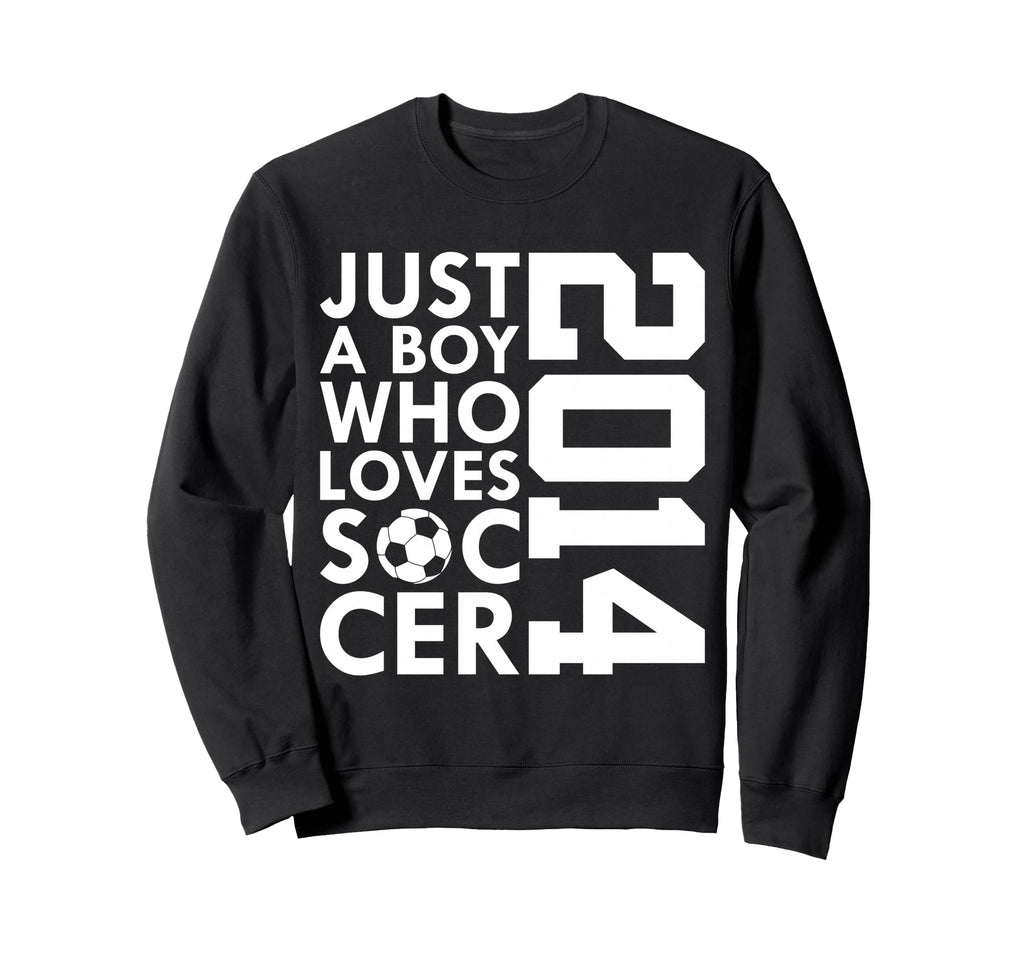 2014 Just Who Loves Soccer 12Th Birthday Sweatshirt - Graphic Print Unisex - T-Shirt, Sweatshirt, Hoodie