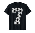 7Th Birthday Party 7 Year Old Soccer Bday T-Shirt - Unique Graphic Unisex - T-Shirt, Sweatshirt, Hoodie