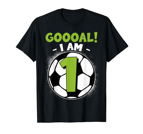 1 Year Old Birthday Soccer Themed T-Shirt - Fun Novelty Design Men Women - T-Shirt, Sweatshirt, Hoodie