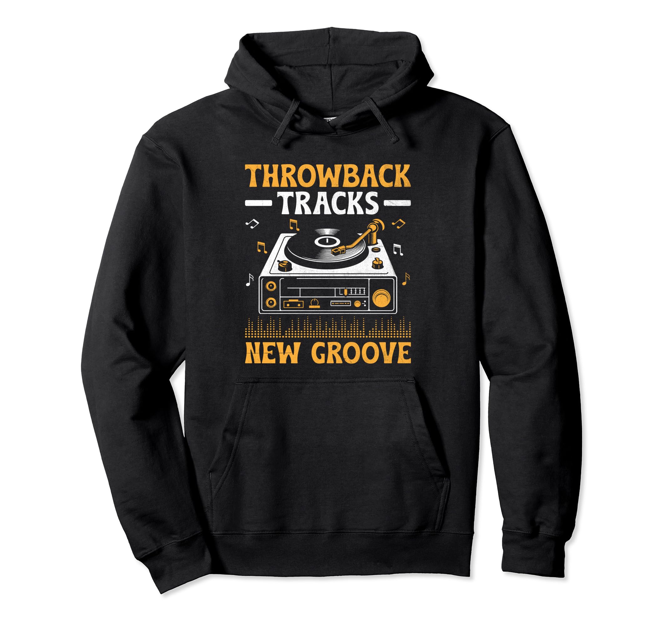 Funny Old School Dj Equipment Table Hoodie - Aesthetic Graphic Unisex - T-Shirt, Sweatshirt, Hoodie