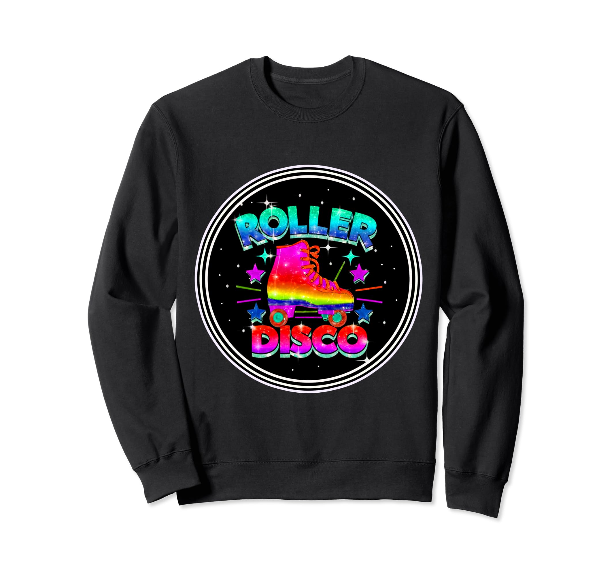 Roller Disco Fun Roller Skates Sweatshirt - Custom Art Print for Adults - T-Shirt, Sweatshirt, Hoodie