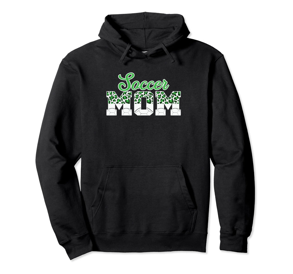 Soccer Mom Leopard Hoodie - Unique Graphic for Adults - T-Shirt, Sweatshirt, Hoodie