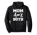 Mom Both Funny Soccer Volleyball Mom Hoodie - Unique Graphic Unisex - T-Shirt, Sweatshirt, Hoodie