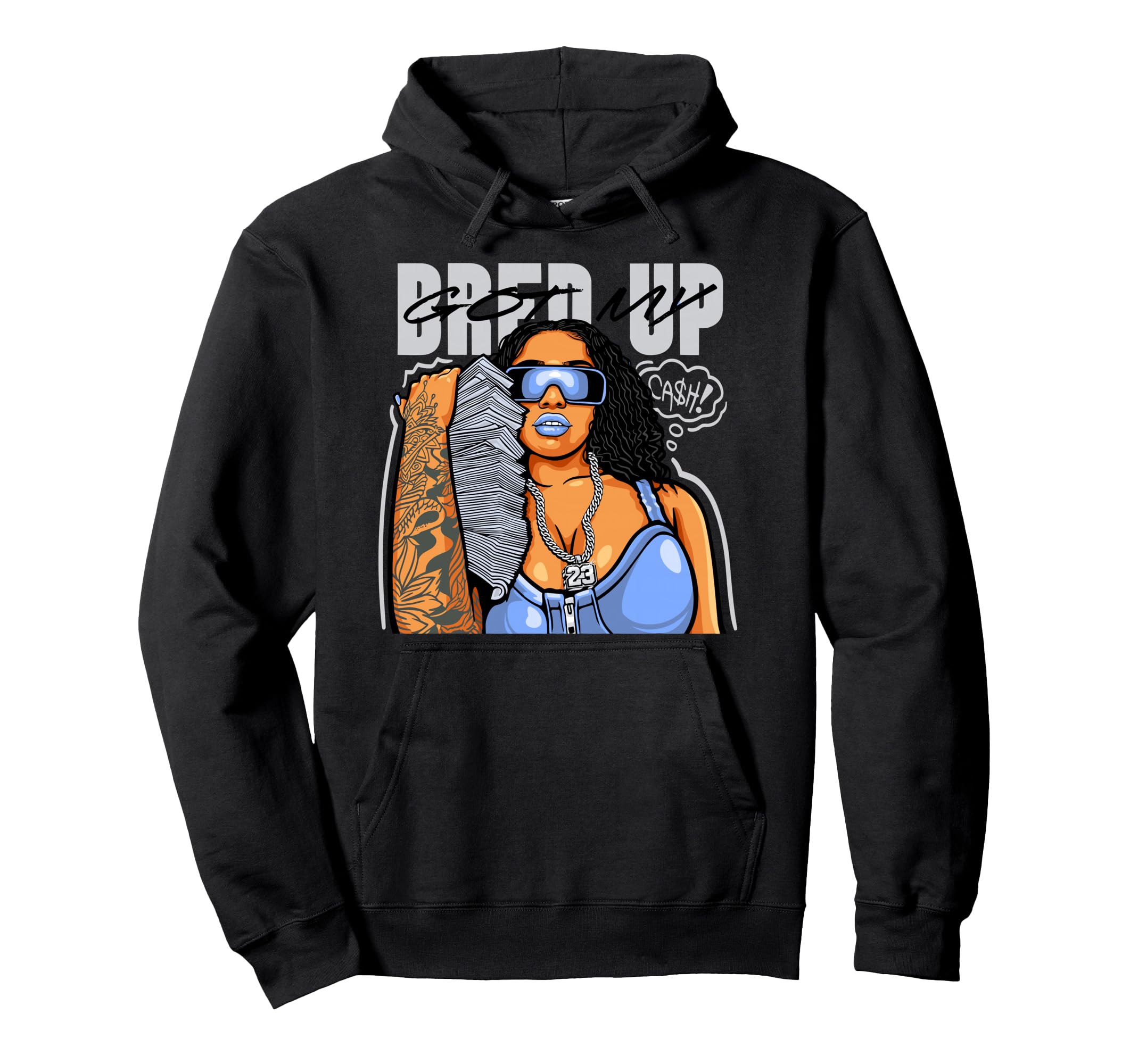 Gangster Hiphop Old School Hip Hop Hustle Hoodie - Graphic Print Unisex - T-Shirt, Sweatshirt, Hoodie