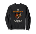 This Soccer Player Loves Halloween Sweatshirt - Minimalist Print Unisex - T-Shirt, Sweatshirt, Hoodie
