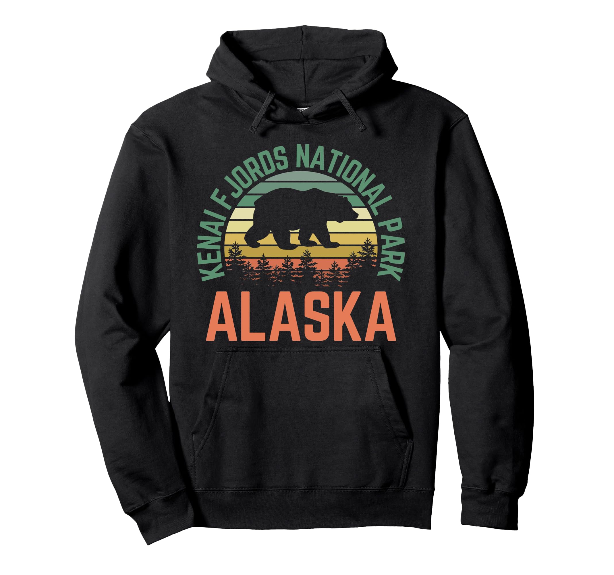 Kenai Fjords National Park Alaska Usa T-Shirt - Novelty Apparel for Adults - T-Shirt, Sweatshirt, Hoodie