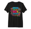Bruh This Is My 80S Costume Party Tri T-Shirt - Minimalist Print Men Women - T-Shirt, Sweatshirt, Hoodie