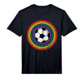 Mens Soccer Lgbtq Rainbow Flag Gay T-Shirt - Streetwear Style for Adults - T-Shirt, Sweatshirt, Hoodie