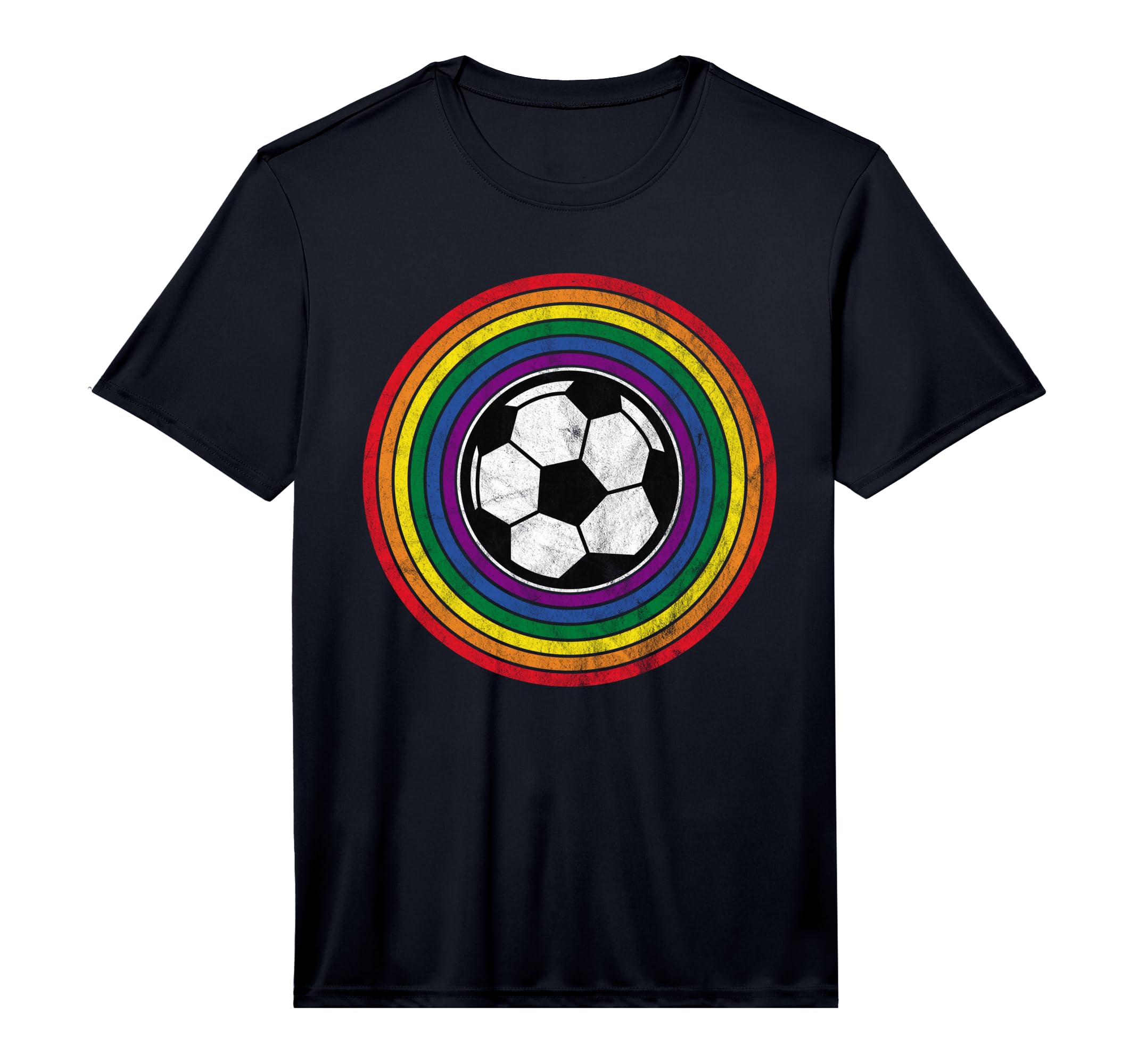 Mens Soccer Lgbtq Rainbow Flag Gay T-Shirt - Streetwear Style for Adults - T-Shirt, Sweatshirt, Hoodie