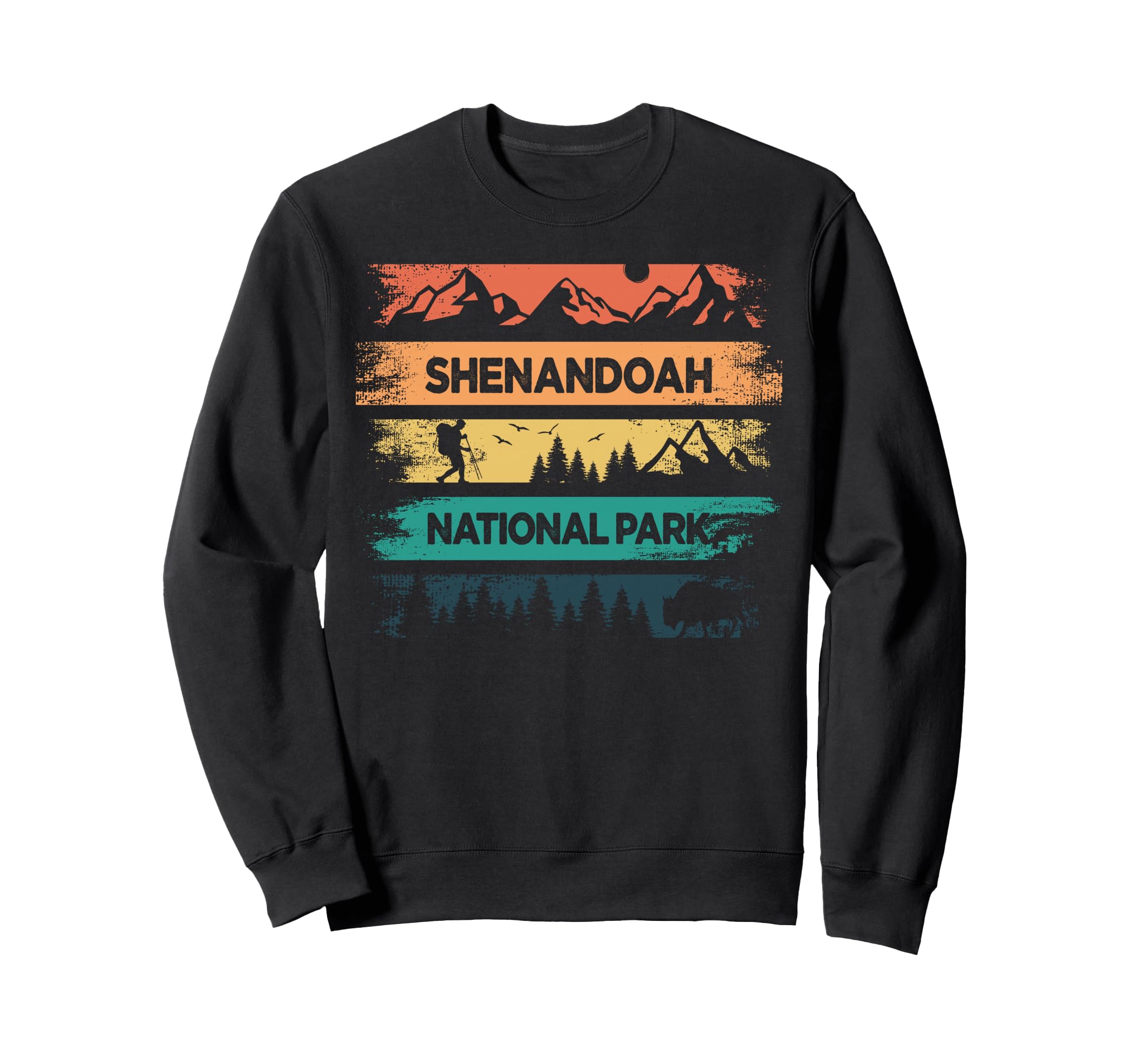 Shenandoah National Park Us Sweatshirt - Minimalist Print for Adults - T-Shirt, Sweatshirt, Hoodie