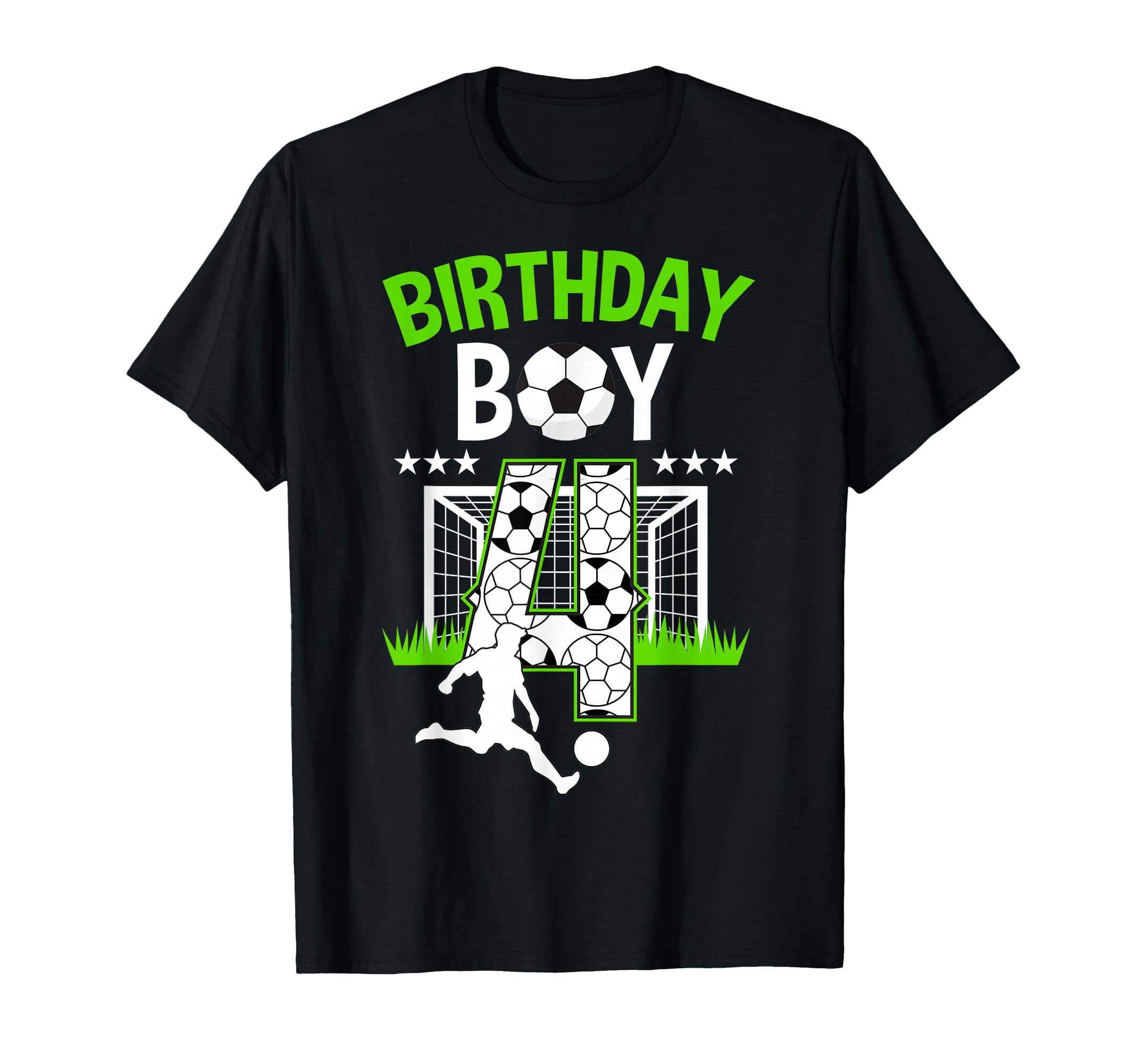 Birthday Soccer 4 Year Old Who Loves T-Shirt - Unique Graphic for Adults - T-Shirt, Sweatshirt, Hoodie