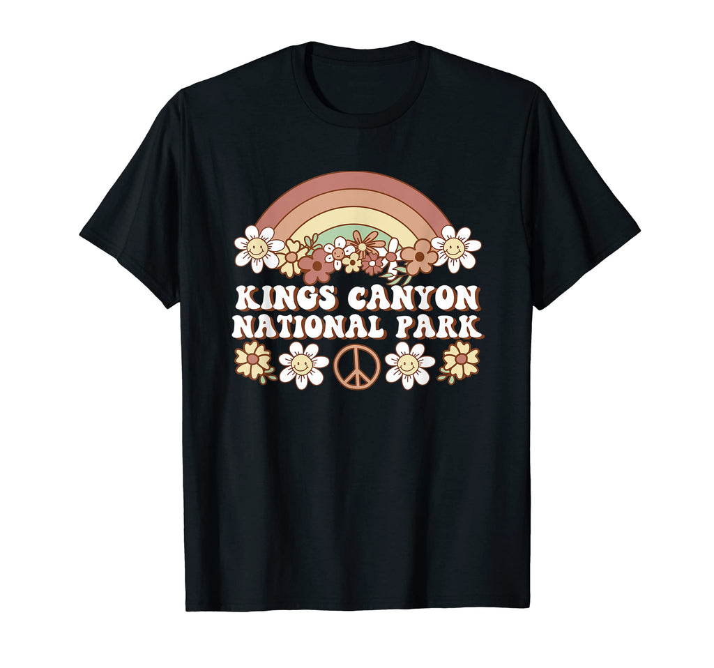Groovy Kings Canyon National Park T-Shirt - Unique Graphic for Adults - T-Shirt, Sweatshirt, Hoodie