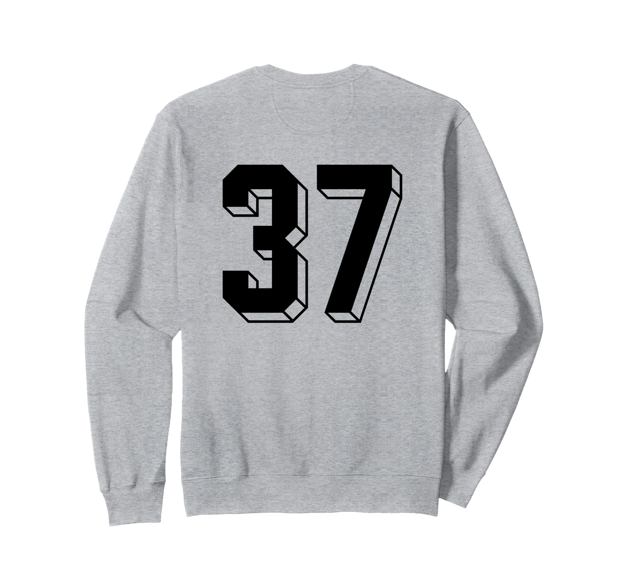 Number 37 Backside 80S 90S Team Sweatshirt - Graphic Print Men Women - T-Shirt, Sweatshirt, Hoodie