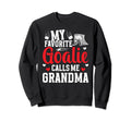 Favorite Hockey Goalie Grandma Sweatshirt - Custom Art Print for Adults - T-Shirt, Sweatshirt, Hoodie