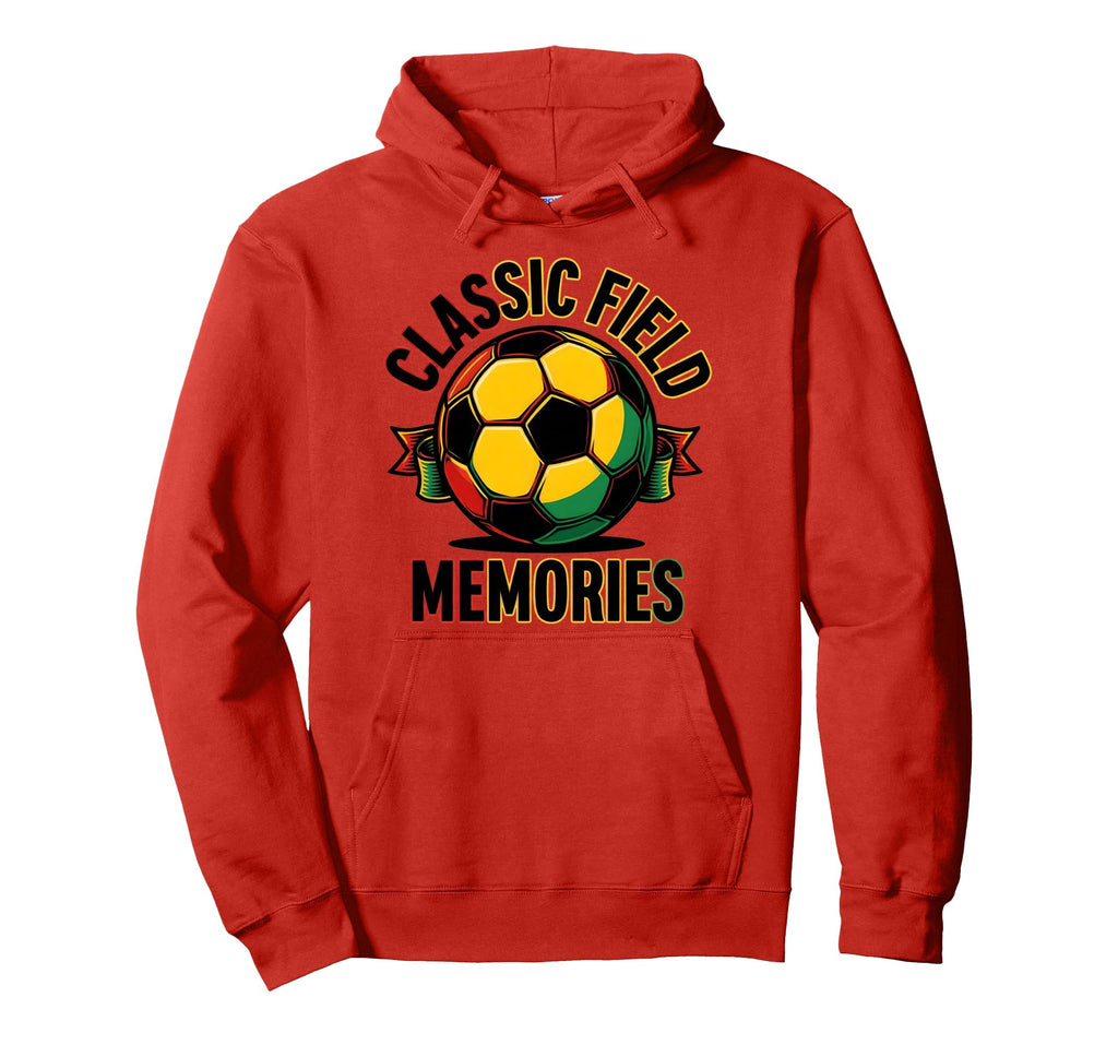 Soccer Ball Field Memories Hoodie - Custom Art Print for Adults - T-Shirt, Sweatshirt, Hoodie