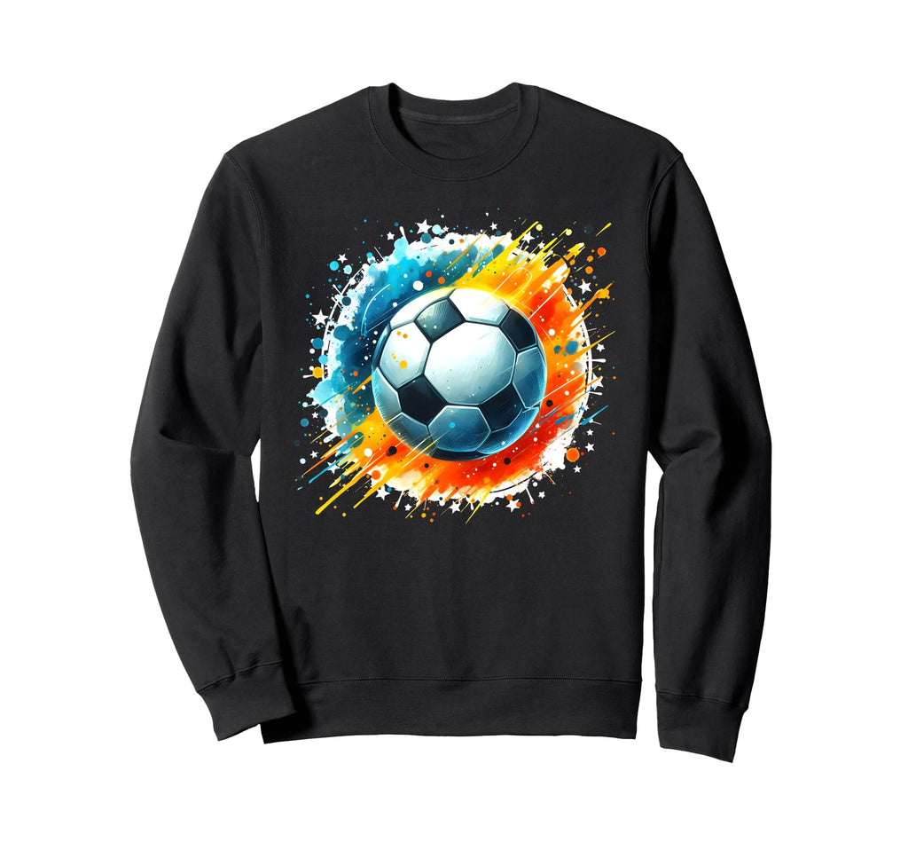 Soccer Ball Funny Sports Player Sweatshirt - Graphic Print Unisex - T-Shirt, Sweatshirt, Hoodie
