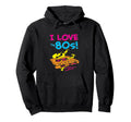 I Love 80S Audio Cassette Tapes Hoodie - Casual Everyday Wear Men Women - T-Shirt, Sweatshirt, Hoodie