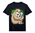Sloth Soccer Sloth Holding Soccer Ball T-Shirt - Novelty Apparel Men Women - T-Shirt, Sweatshirt, Hoodie