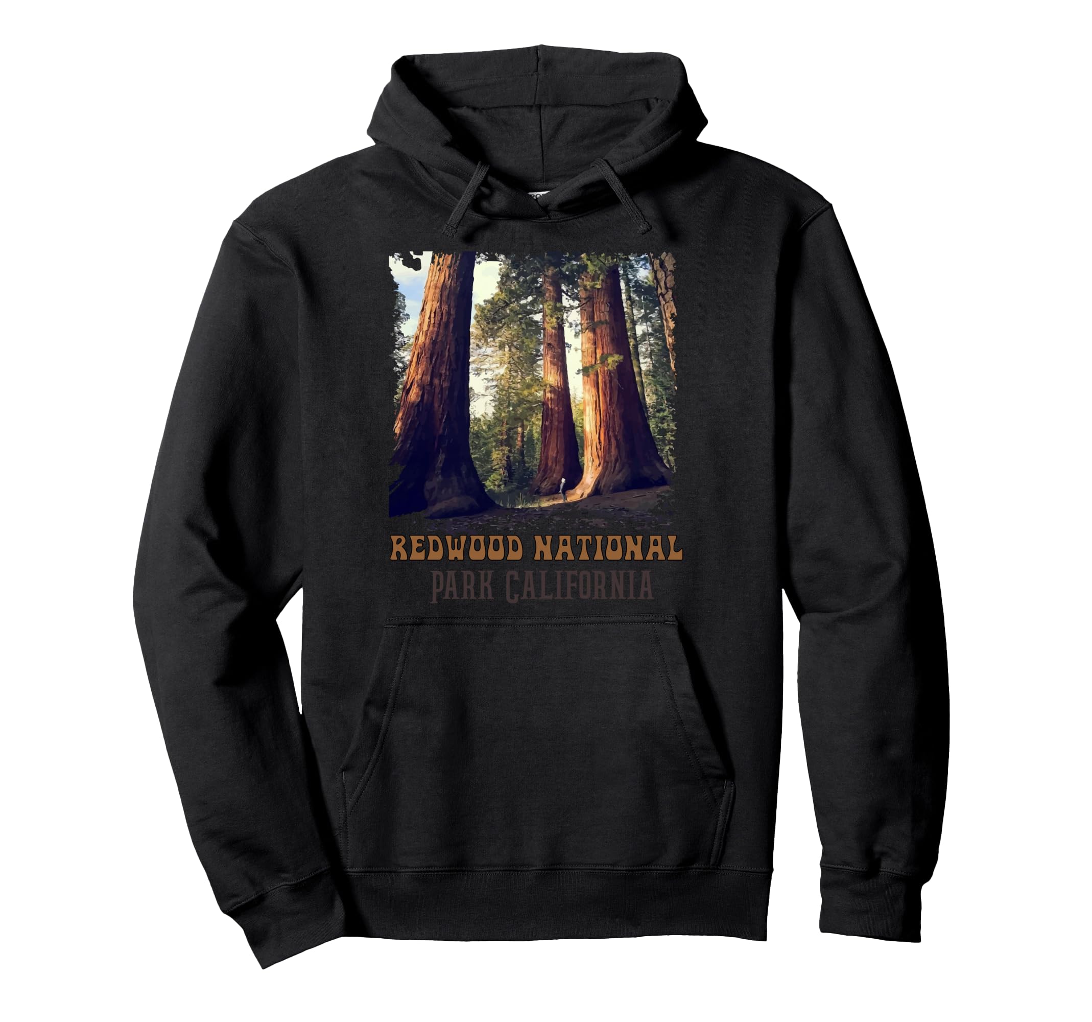 Humboldt Redwoods Us California Hoodie - Fun Novelty Design Men Women - T-Shirt, Sweatshirt, Hoodie