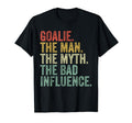 Myth Goalie Funny Goalkeeper T-Shirt - Unique Graphic for Adults - T-Shirt, Sweatshirt, Hoodie