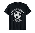 Grayson County Soccer Distressed 90S T-Shirt - Aesthetic Graphic for Adults - T-Shirt, Sweatshirt, Hoodie