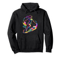 Colorful Soccer Splash Sports Hoodie - Minimalist Print Men Women - T-Shirt, Sweatshirt, Hoodie