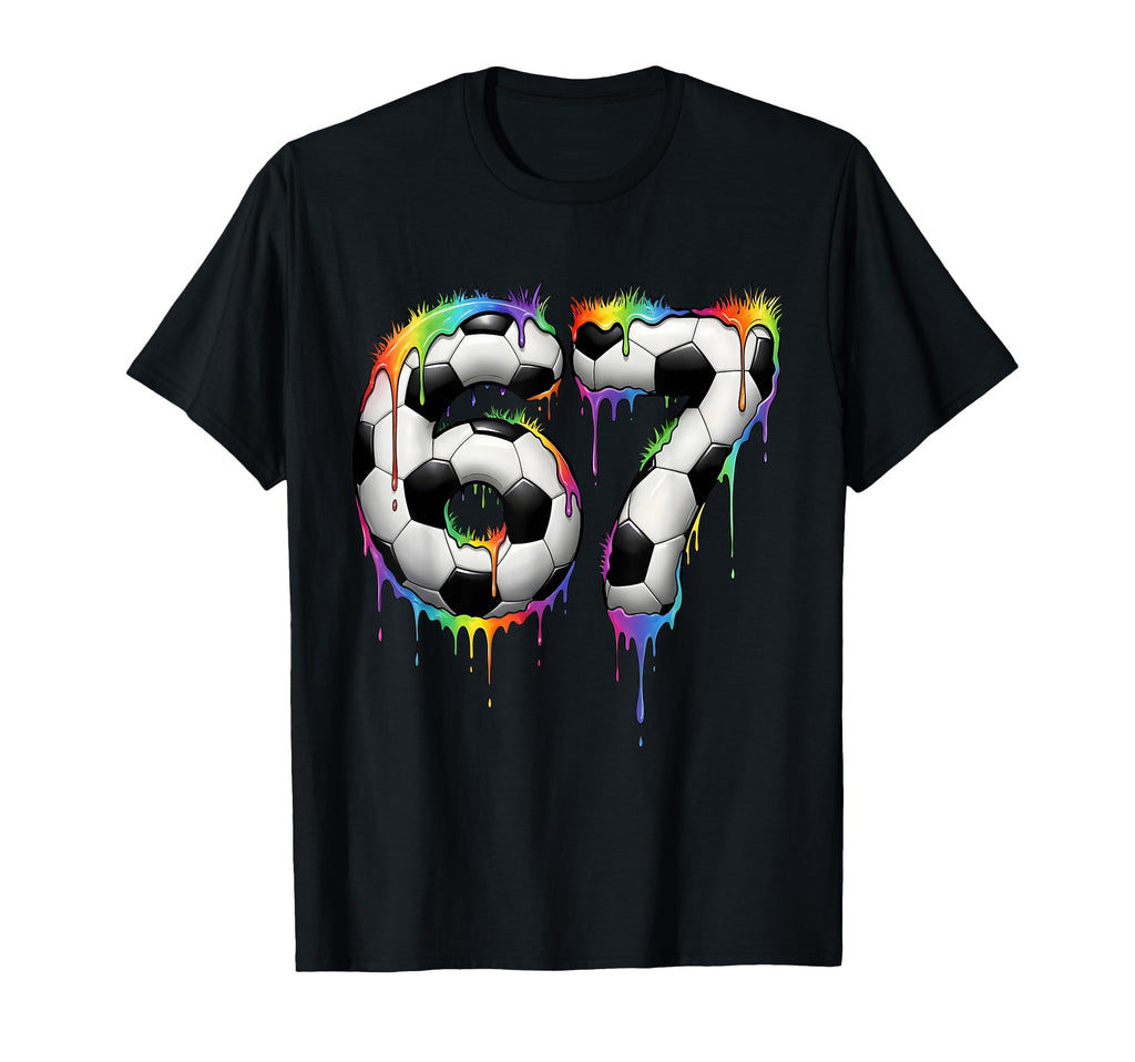 Soccer 67 Six Seven Funny Gen Alpha Meme T-Shirt - Minimalist Print Unisex - T-Shirt, Sweatshirt, Hoodie