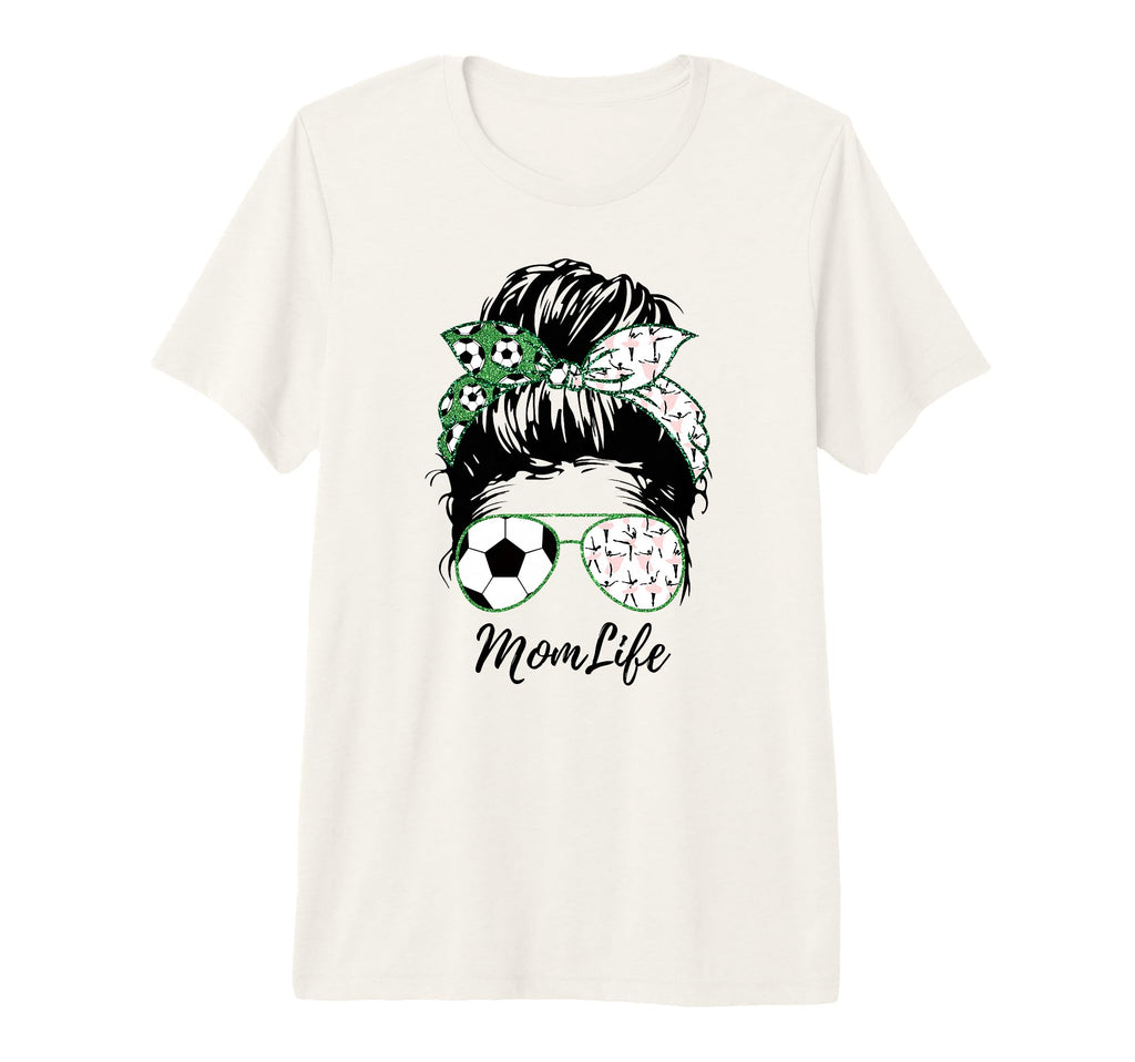 Mom Life Soccer Mom Dance Mom Both Messy T-Shirt - Minimalist Print Unisex - T-Shirt, Sweatshirt, Hoodie