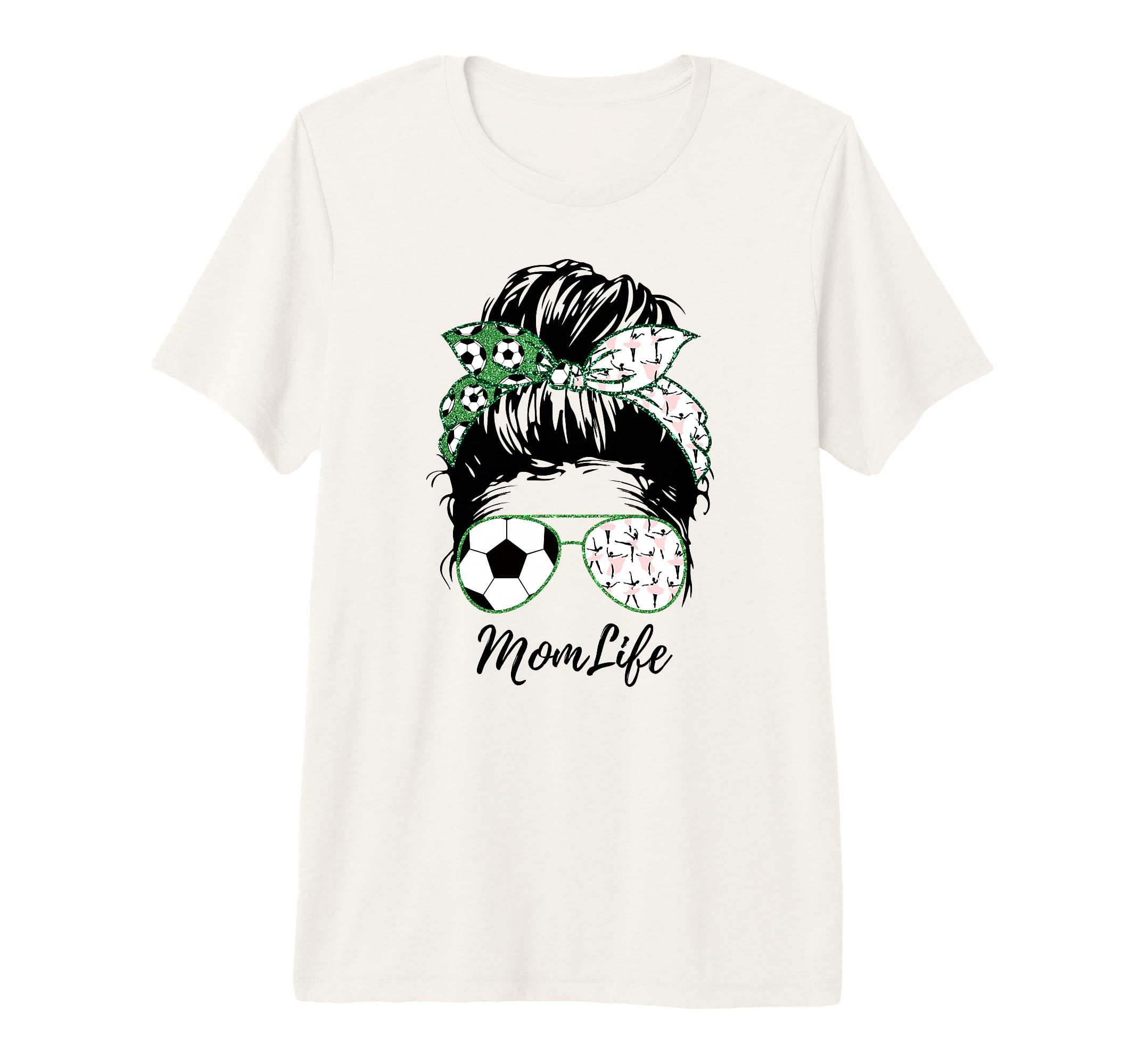 Mom Life Soccer Mom Dance Mom Both Messy T-Shirt - Minimalist Print Unisex - T-Shirt, Sweatshirt, Hoodie