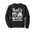 My Goalie Hockey Goalkeeper Mom Sweatshirt - Minimalist Print for Adults - T-Shirt, Sweatshirt, Hoodie