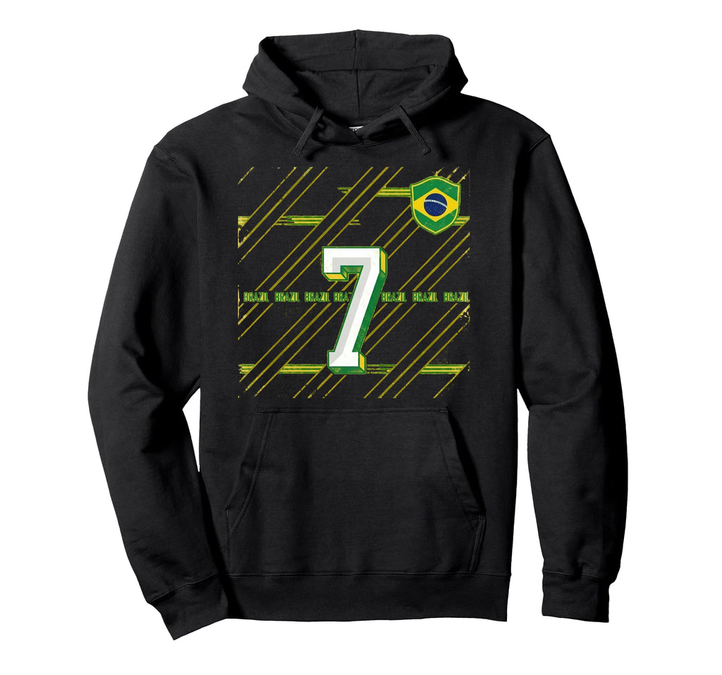 Brazil Gift Flag Brazilian Fan Hoodie - Casual Everyday Wear Men Women - T-Shirt, Sweatshirt, Hoodie