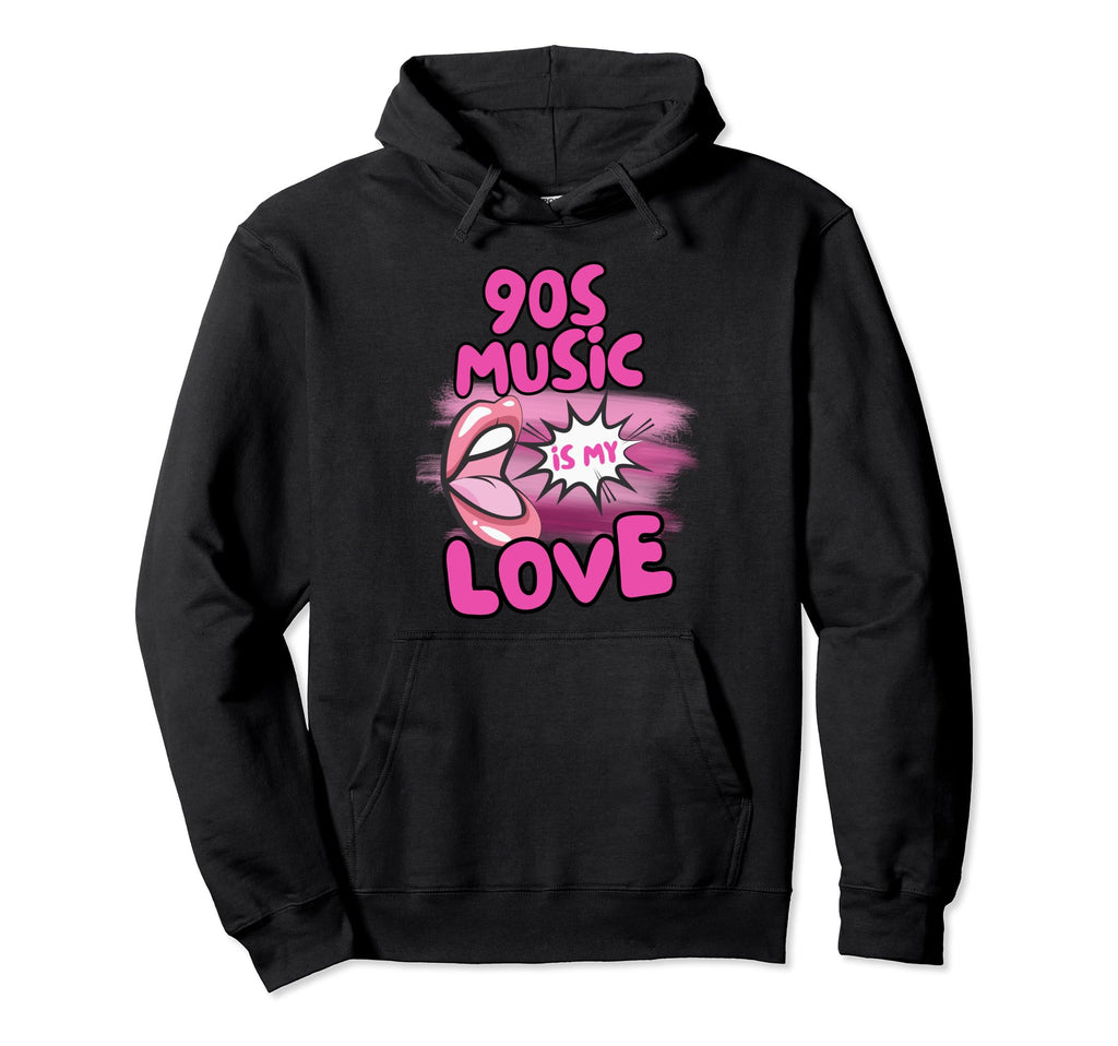 90S Music Is My Love Cassette Tape Hoodie - Trendy Graphic Men Women - T-Shirt, Sweatshirt, Hoodie